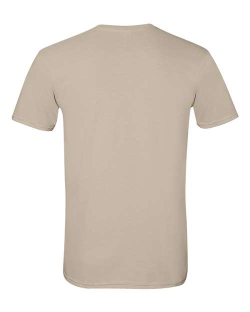Gildan 64000 Unisex Softstyle® T-Shirt - Sand - back