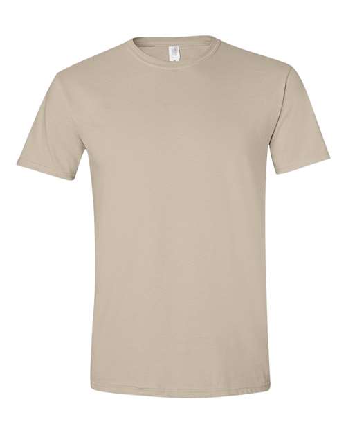 Gildan 64000 Unisex Softstyle® T-Shirt - Sand - front