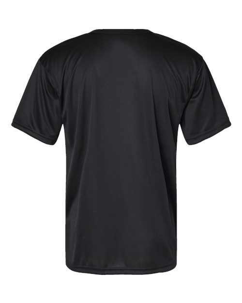 Alleson Athletic 7930 Men's B-Core Placket Jersey - Black - back