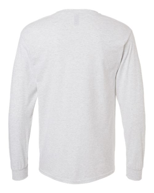 Gildan 5400 Unisex Heavy Cotton™ Long Sleeve T-Shirt - Ash - back