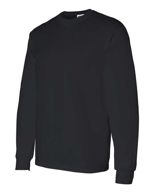 Gildan 5400 Unisex Heavy Cotton™ Long Sleeve T-Shirt - Black - side