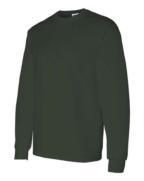 Gildan 5400 Unisex Heavy Cotton™ Long Sleeve T-Shirt - Forest - side