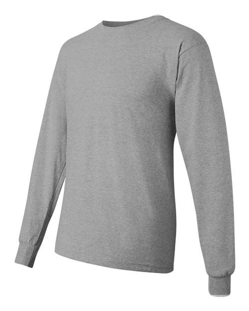 Gildan 5400 Unisex Heavy Cotton™ Long Sleeve T-Shirt - Sport Grey - side