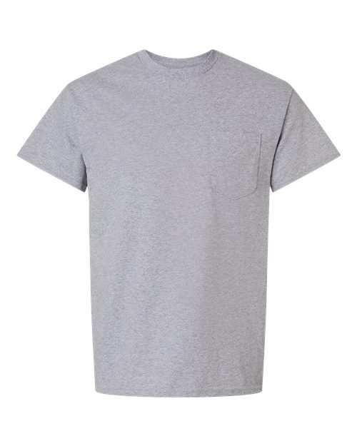 Gildan 2300 Unisex Ultra Cotton® Pocket T-Shirt - Sport Grey - front