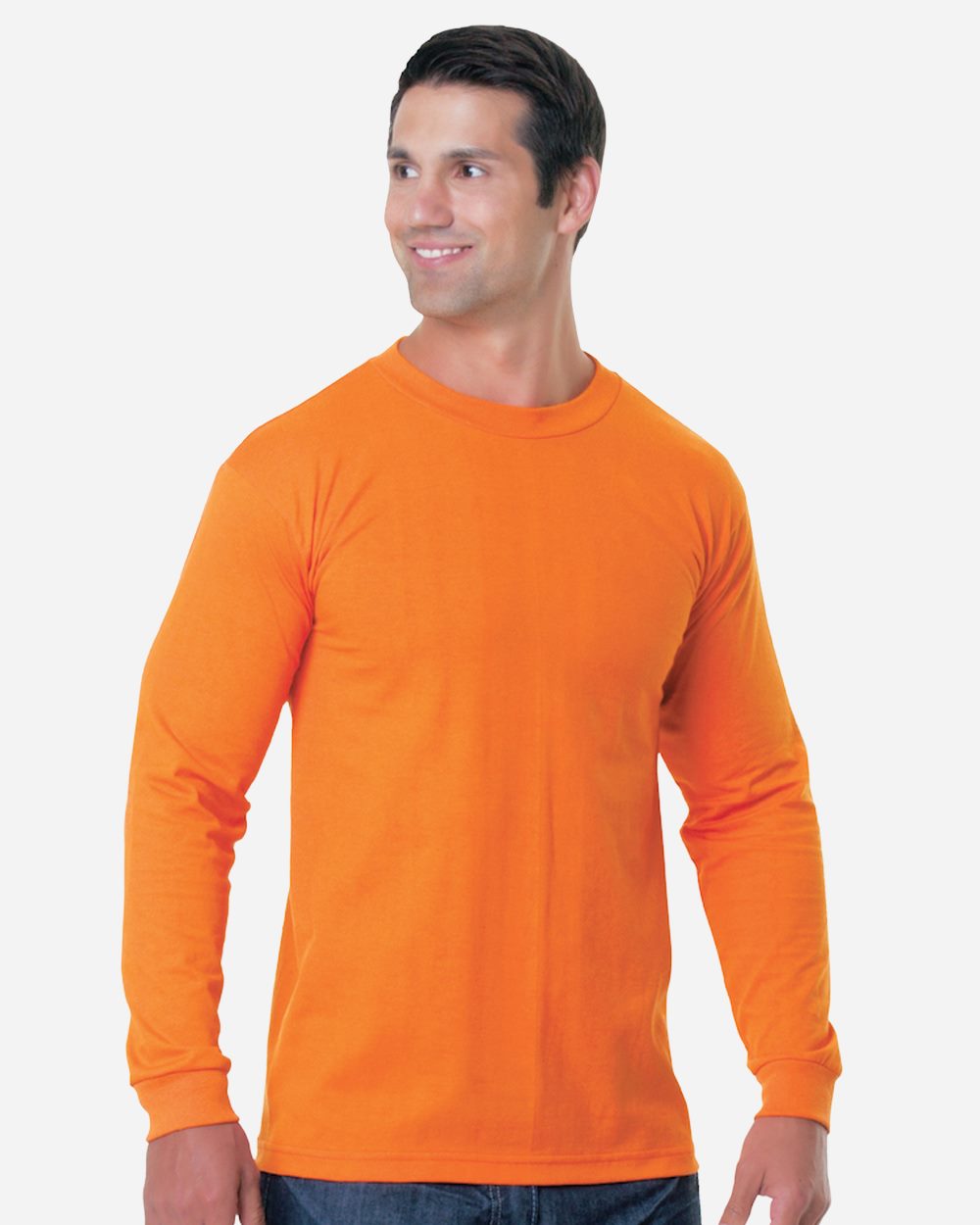 Bayside 1715 Men's USA-Made 50/50 Long Sleeve T-Shirt - style