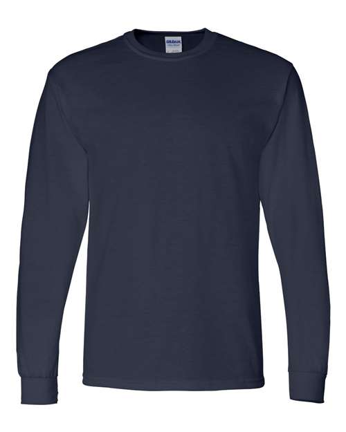 Gildan 8400 Unisex DryBlend® 50/50 Long Sleeve T-Shirt - Navy - front
