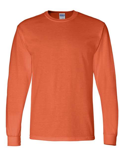 Gildan 8400 Unisex DryBlend® 50/50 Long Sleeve T-Shirt - Orange - front