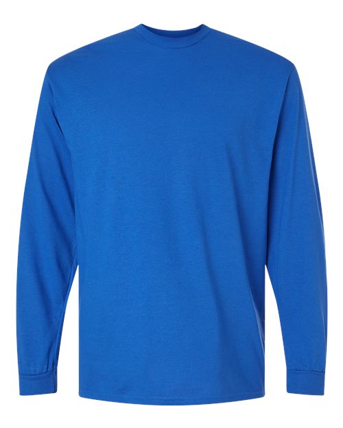 Gildan 8400 Unisex DryBlend® 50/50 Long Sleeve T-Shirt - Royal - front