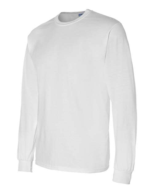 Gildan 8400 Unisex DryBlend® 50/50 Long Sleeve T-Shirt - White - side