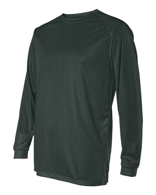 Badger 4104 Unisex B-Core Long Sleeve T-Shirt - Forest - side