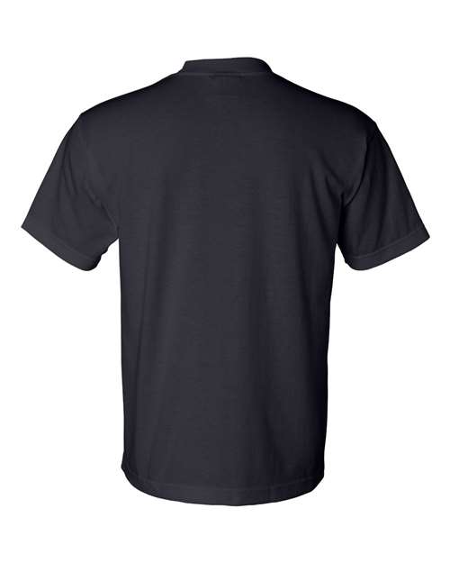 Bayside 1701 Unisex USA-Made 50/50 T-Shirt - Navy - back