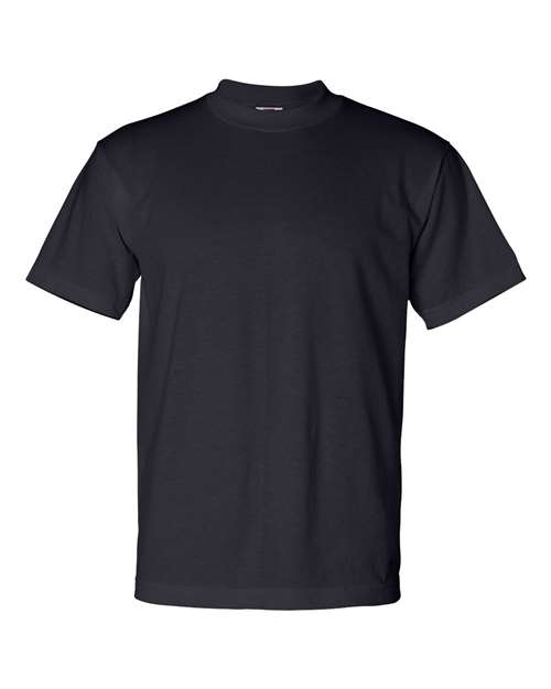 Bayside 1701 Unisex USA-Made 50/50 T-Shirt - Navy - front