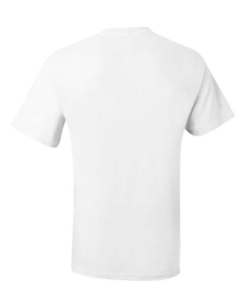 Hanes 5190 Unisex Beefy-T® Pocket T-Shirt - White - back
