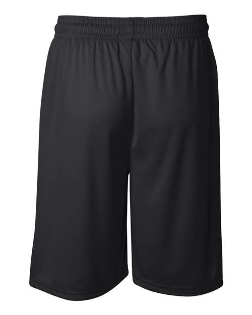 Badger 4109 Men's B-Core 9" Shorts - Black - back
