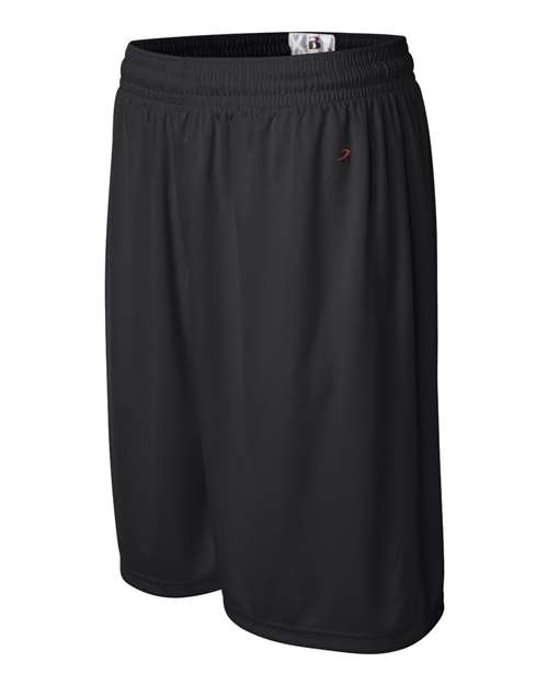 Badger 4109 Men's B-Core 9" Shorts - Black - side