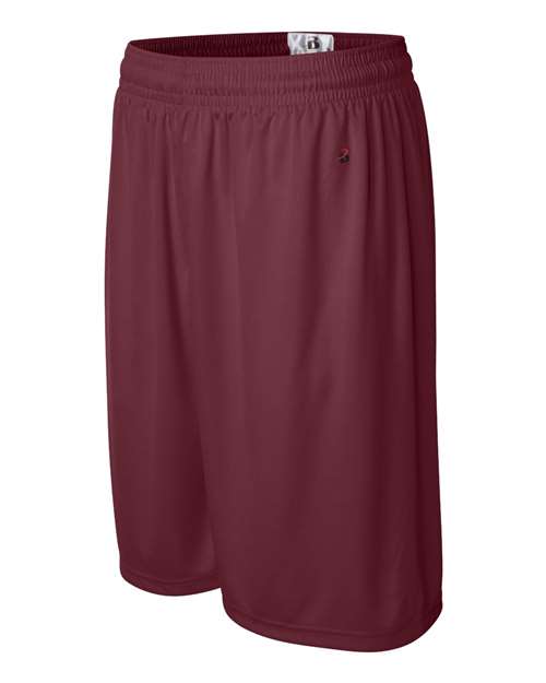 Badger 4109 Men's B-Core 9" Shorts - Cardinal - side