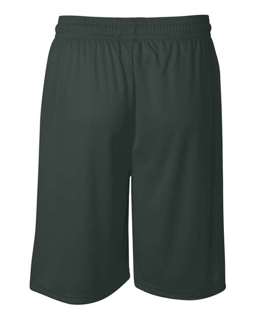 Badger 4109 Men's B-Core 9" Shorts - Forest - back