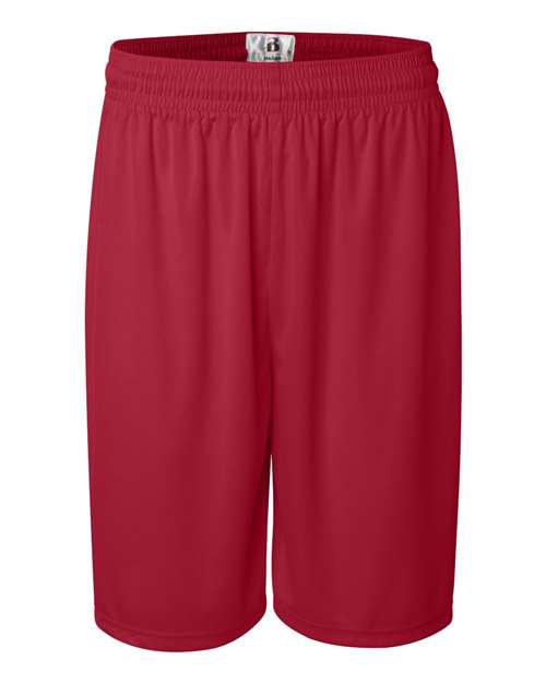 Badger 4109 Men's B-Core 9" Shorts - Red - front