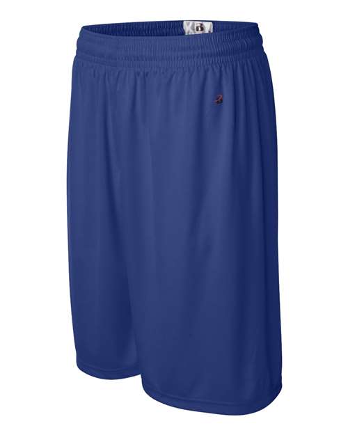Badger 4109 Men's B-Core 9" Shorts - Royal - side