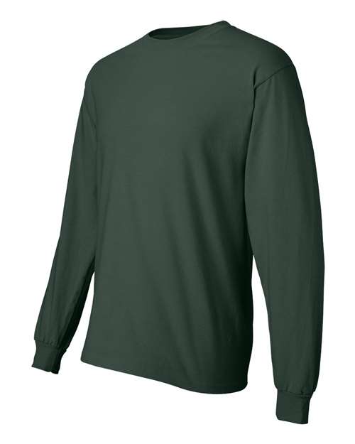 Hanes 5186 Unisex Beefy-T® Long Sleeve T-Shirt - Deep Forest - side