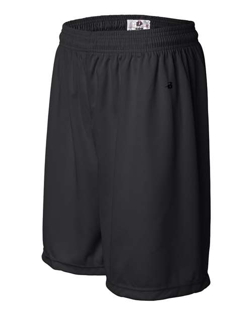 Badger 4107 Men's B-Core 7" Shorts - Black - side