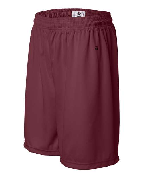 Badger 4107 Men's B-Core 7" Shorts - Cardinal - side