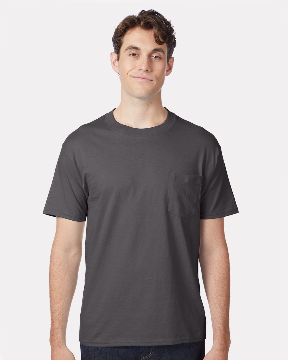 Hanes 5190 Unisex Beefy-T® Pocket T-Shirt - style