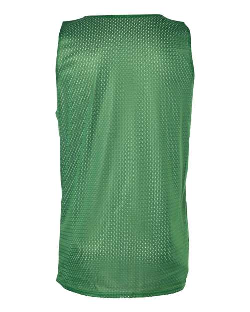 Badger 8529 Men's Pro Mesh Reversible Tank Top - Kelly/ White - back