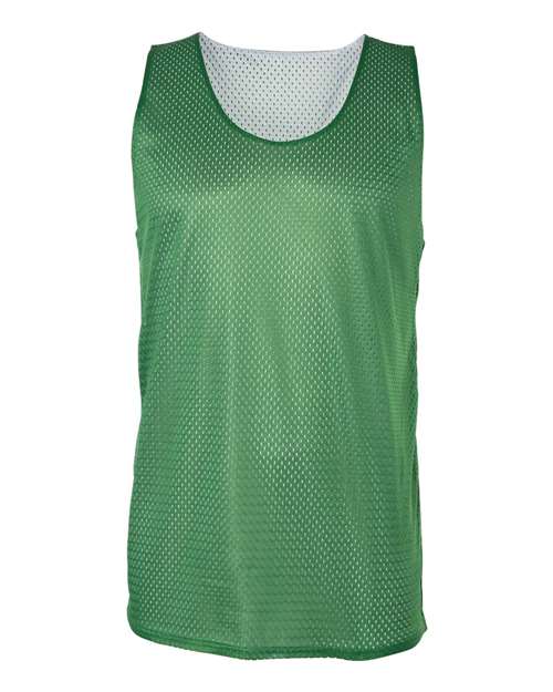 Badger 8529 Men's Pro Mesh Reversible Tank Top - Kelly/ White - front