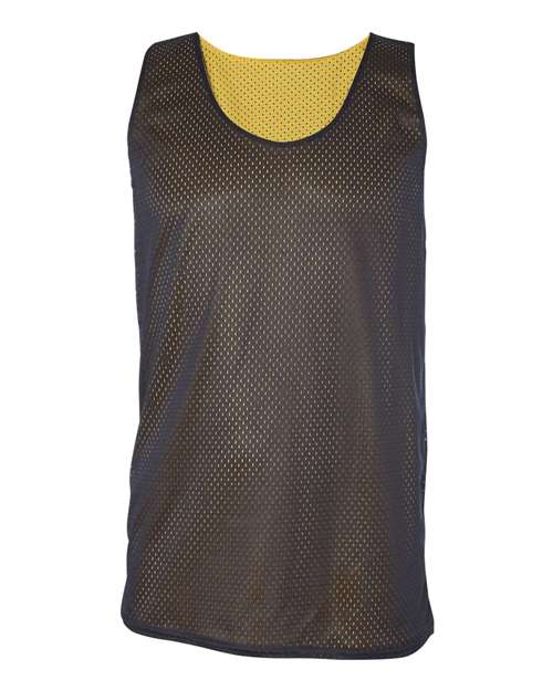 Badger 8529 Men's Pro Mesh Reversible Tank Top - Navy/ Gold - front