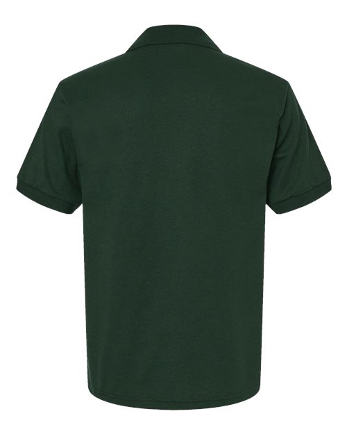 Gildan 8800 Unisex DryBlend® Polo - Forest Green - back