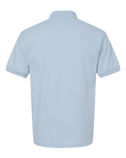 Gildan 8800 Unisex DryBlend® Polo - Light Blue - back