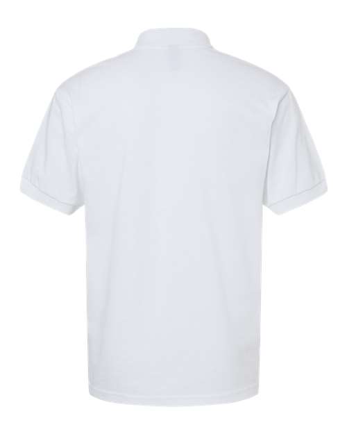 Gildan 8800 Unisex DryBlend® Polo - White - back