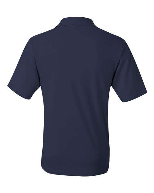 JERZEES 436MPR Men's SpotShield® 50/50 Polo with Pocket - J. Navy - back
