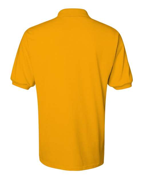 JERZEES 437MSR Men's SpotShield® 50/50 Polo - Gold - back