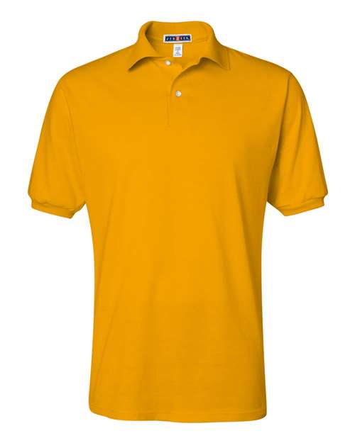 JERZEES 437MSR Men's SpotShield® 50/50 Polo - Gold - front