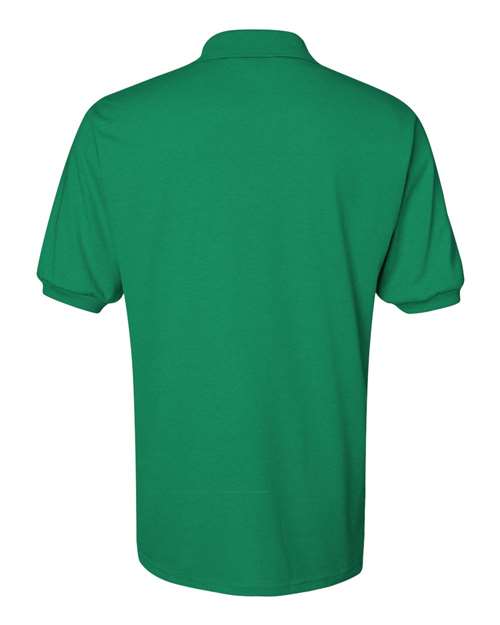 JERZEES 437MSR Men's SpotShield® 50/50 Polo - Kelly - back