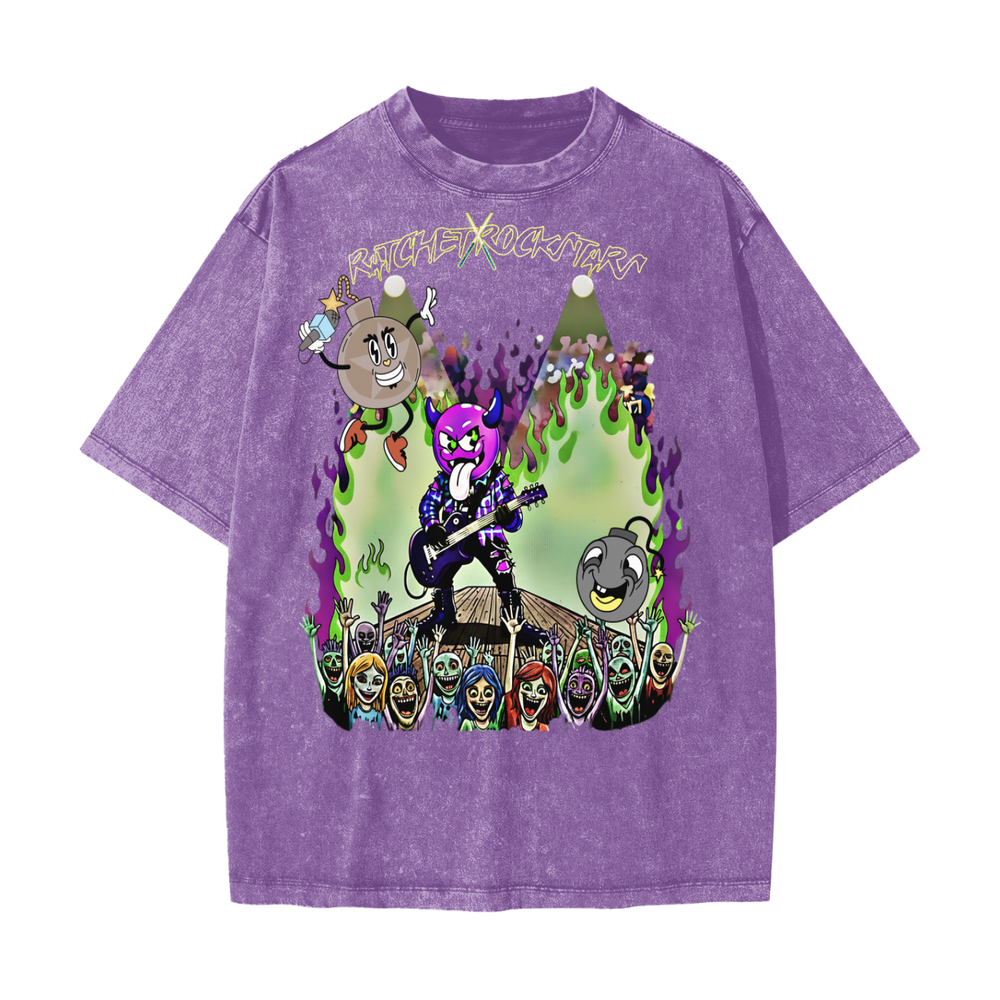 Heavyweight Snow Washed T-Shirt