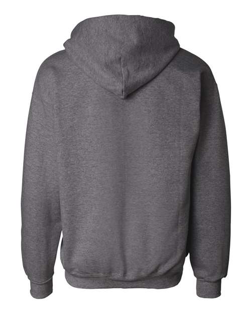 Hanes F280 Unisex Ultimate Cotton® Full-Zip Hooded Sweatshirt - Charcoal Heather - back