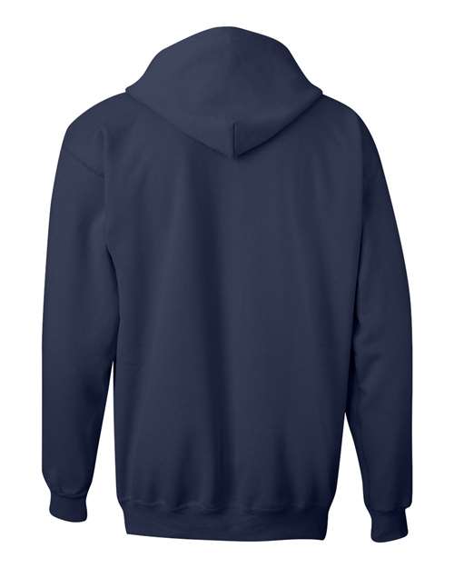 Hanes F280 Unisex Ultimate Cotton® Full-Zip Hooded Sweatshirt - Navy - back