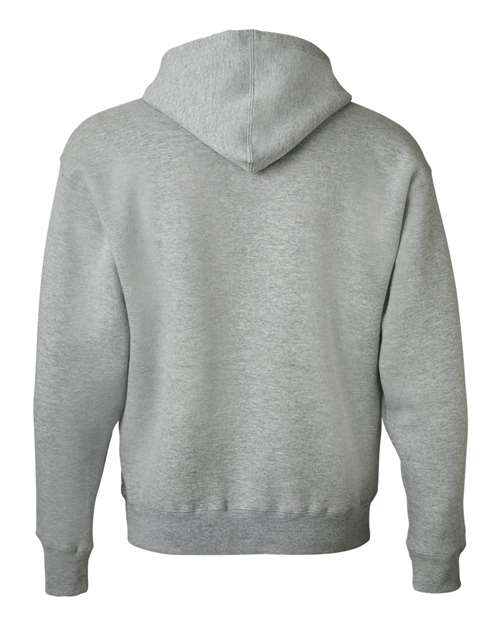 J. America 8821 Men's Premium Full-Zip Hooded Sweatshirt - Oxford - back