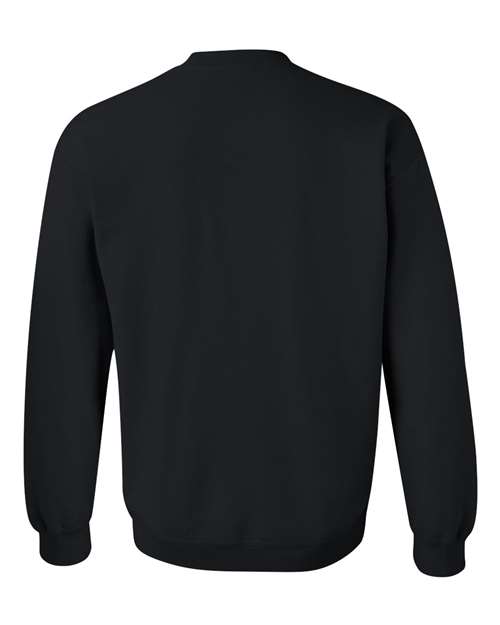 Gildan 18000 Unisex Heavy Blend™ Crewneck Sweatshirt - Black - back
