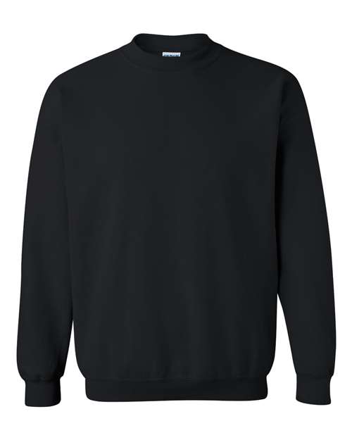 Gildan 18000 Unisex Heavy Blend™ Crewneck Sweatshirt - Black - front