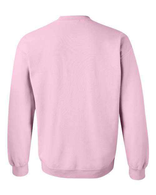 Gildan 18000 Unisex Heavy Blend™ Crewneck Sweatshirt - Light Pink - back