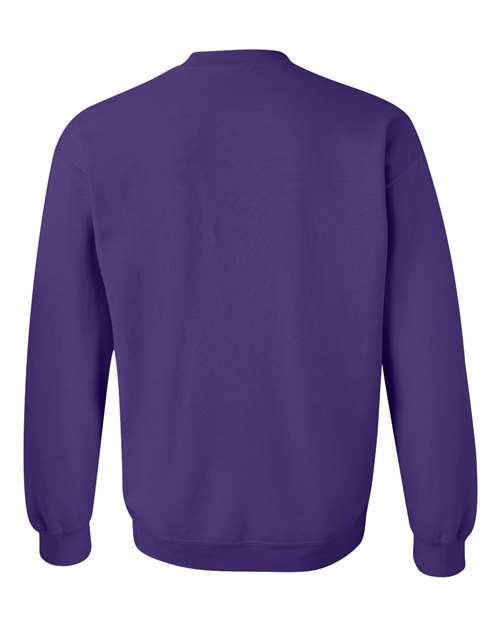 Gildan 18000 Unisex Heavy Blend™ Crewneck Sweatshirt - Purple - back