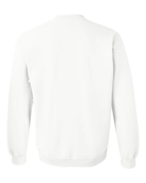 Gildan 18000 Unisex Heavy Blend™ Crewneck Sweatshirt - White - back