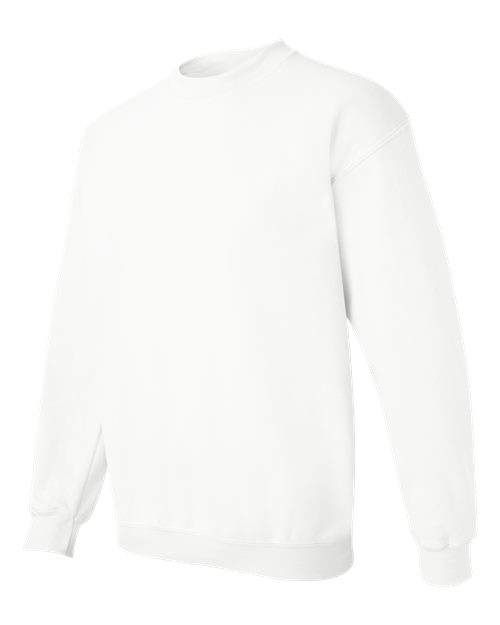 Gildan 18000 Unisex Heavy Blend™ Crewneck Sweatshirt - White - side