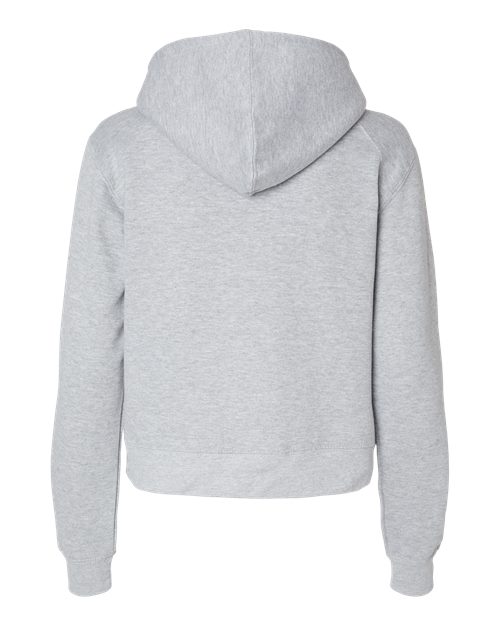 Badger 1261 Women's Crop Hooded Sweatshirt - Oxford - back