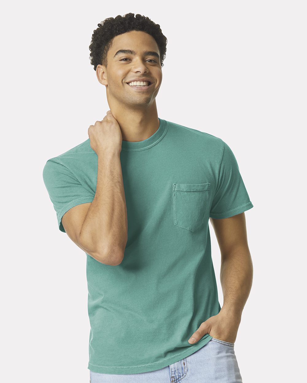 Comfort Colors 6030 Unisex Garment-Dyed Heavyweight Pocket T-Shirt - style