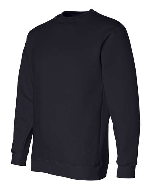 Bayside 1102 Unisex USA-Made Crewneck Sweatshirt - Navy - side